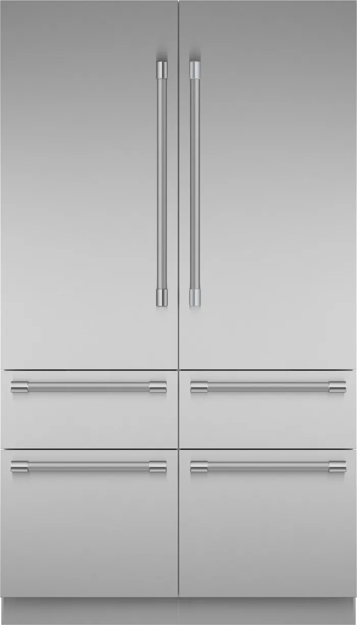 Thermador Freedom Built-in French Door Bottom Freezer Masterpiece Stainless Steel