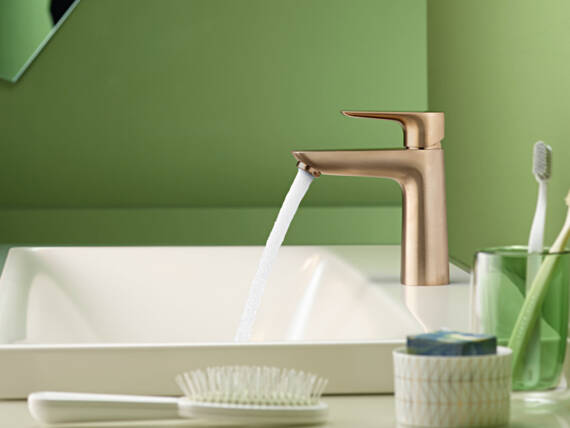 Hansgrohe Talis E Single-Hole Faucet 110 with Pop-Up Drain 1.2 GPM