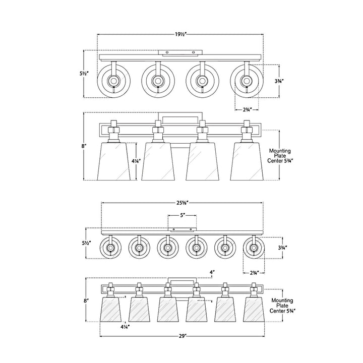 Visual Comfort Signature Bryant Bathroom Vanity Light