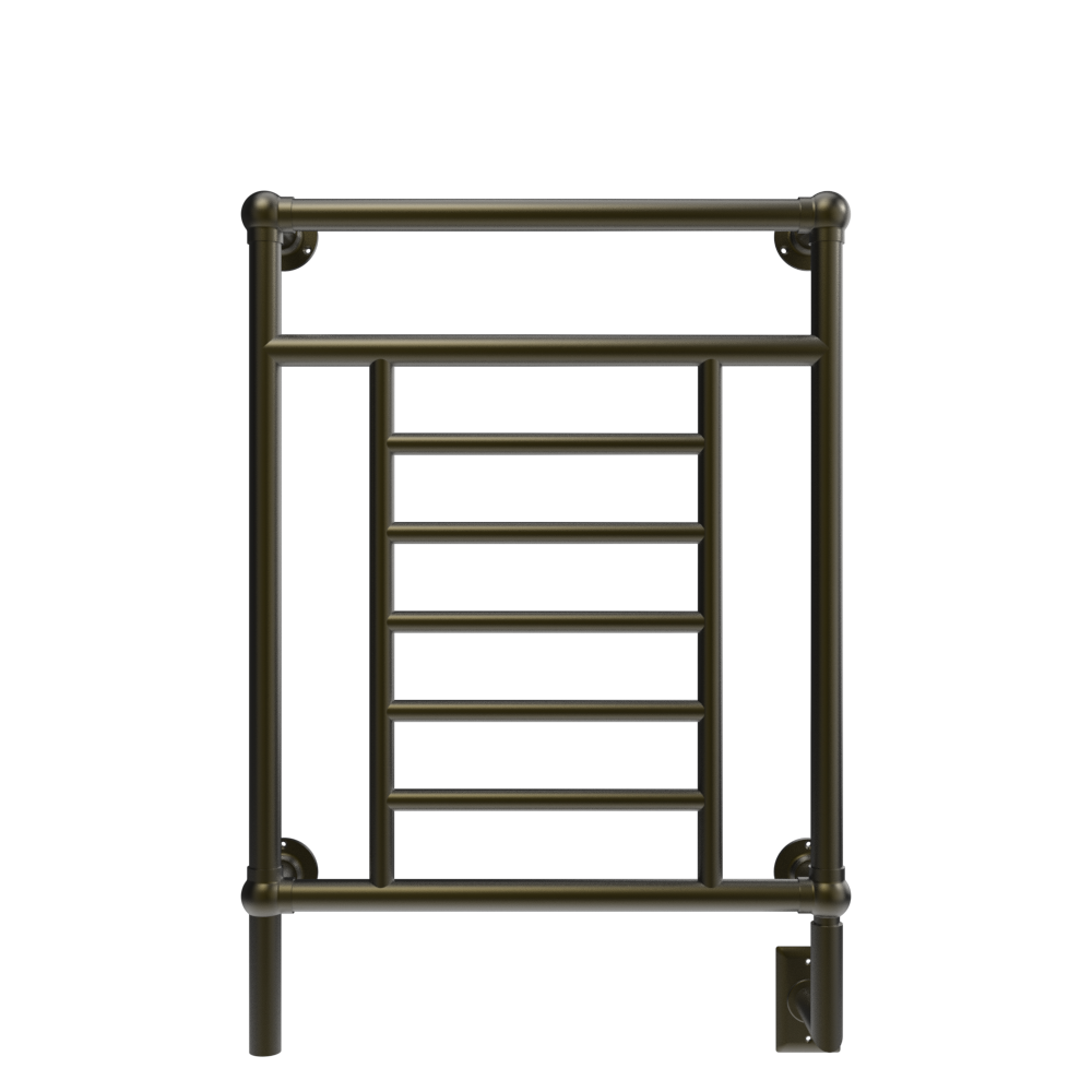 Amba Traditional Model T-2536 8 Bar Hardwired Towel Warmer in Brushed Bronze