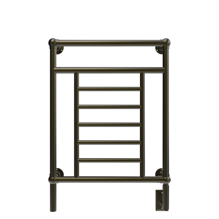 Amba Traditional Model T-2536 8 Bar Hardwired Towel Warmer in Brushed Bronze