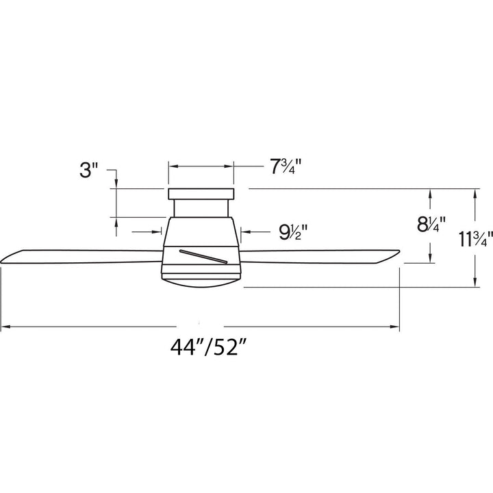 Hinkley Trey Smart Ceiling Fan with Light (view 2)