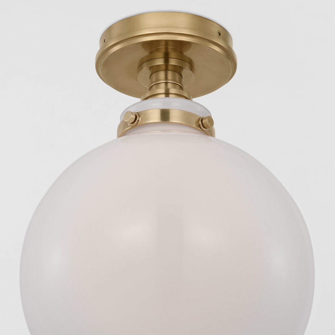 Visual Comfort Signature Parkington Globe Ceiling Flush Light (view 2)