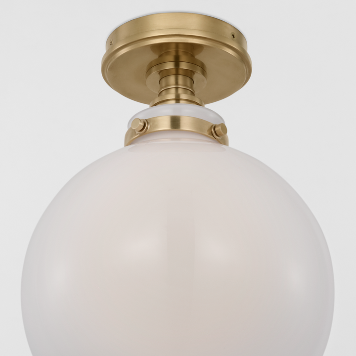 Visual Comfort Signature Parkington Globe Ceiling Flush Light (view 2)