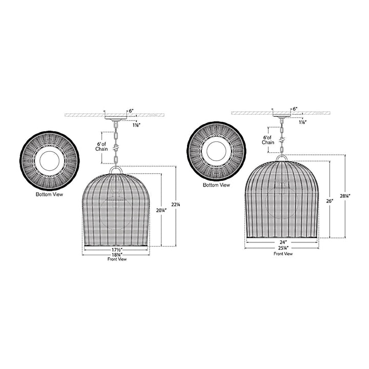 Visual Comfort Signature Nancy Pendant