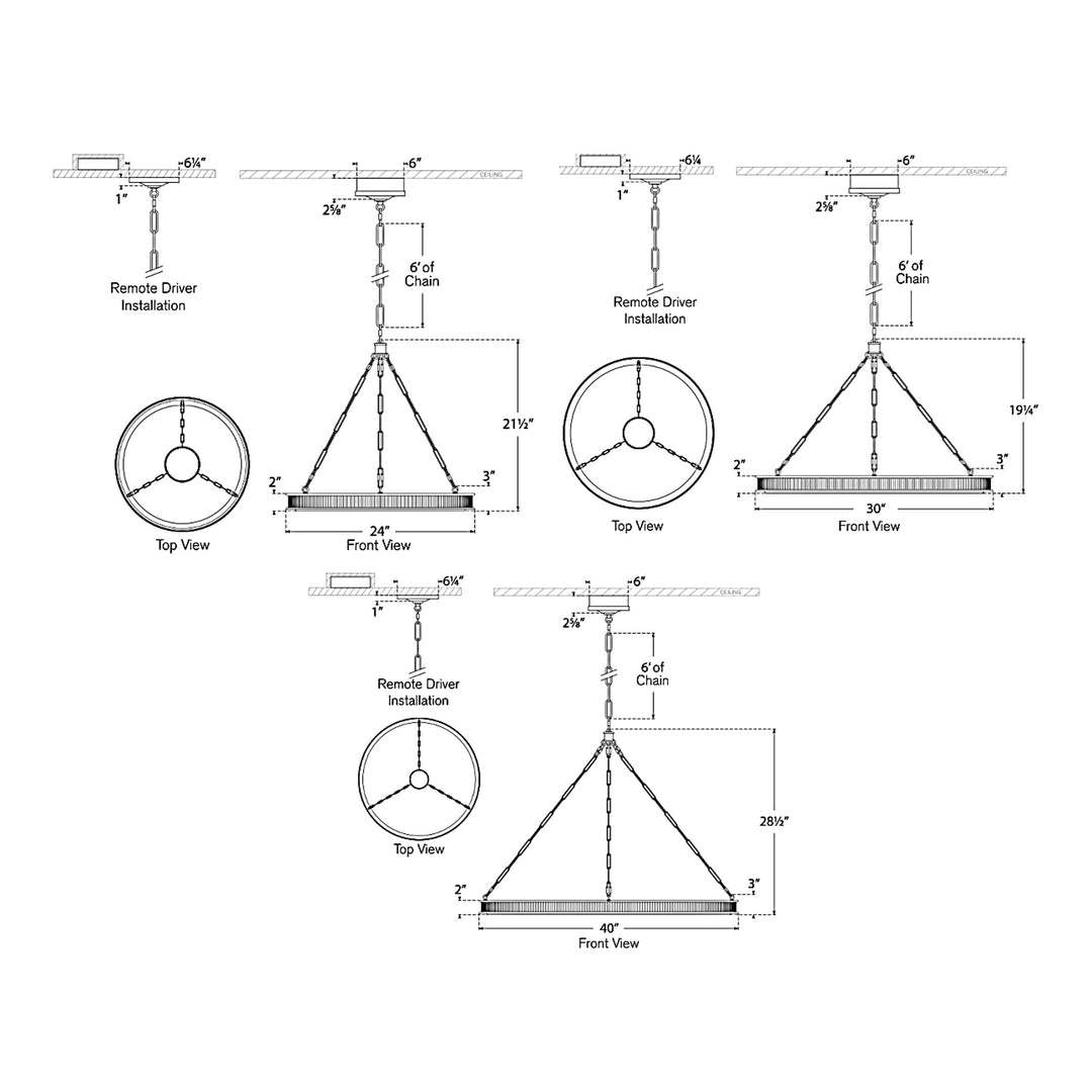 Visual Comfort Signature Matthew Chandelier