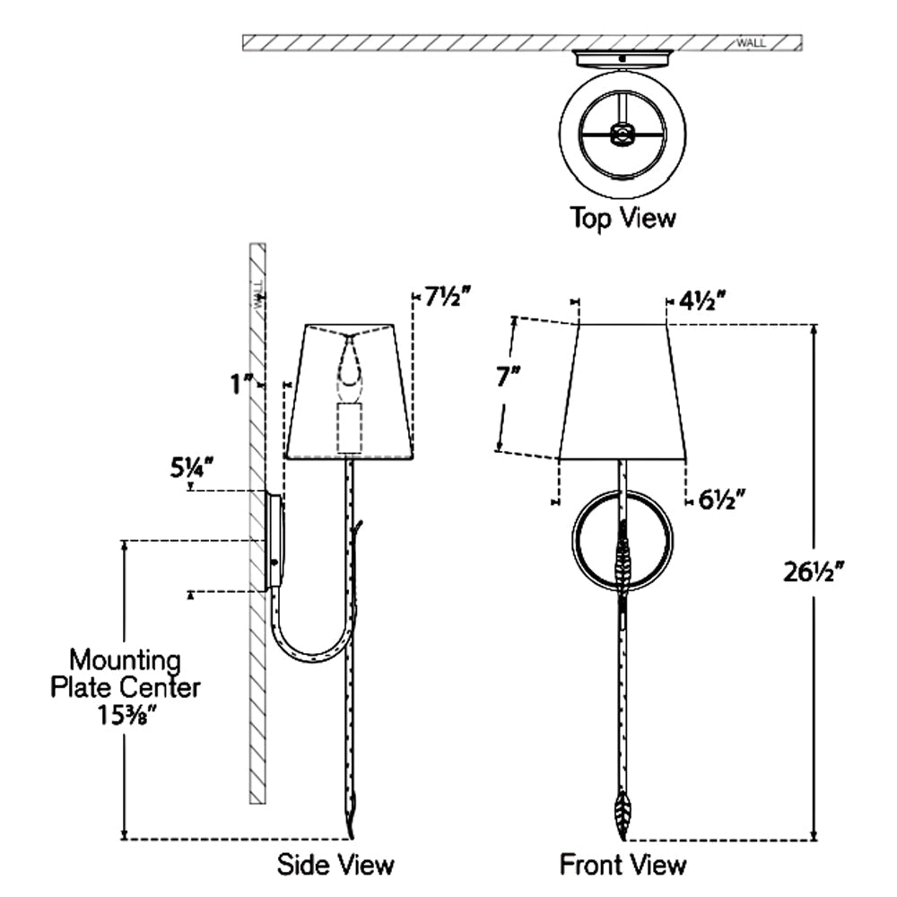 Visual Comfort Signature Kairos Tail Wall Sconce