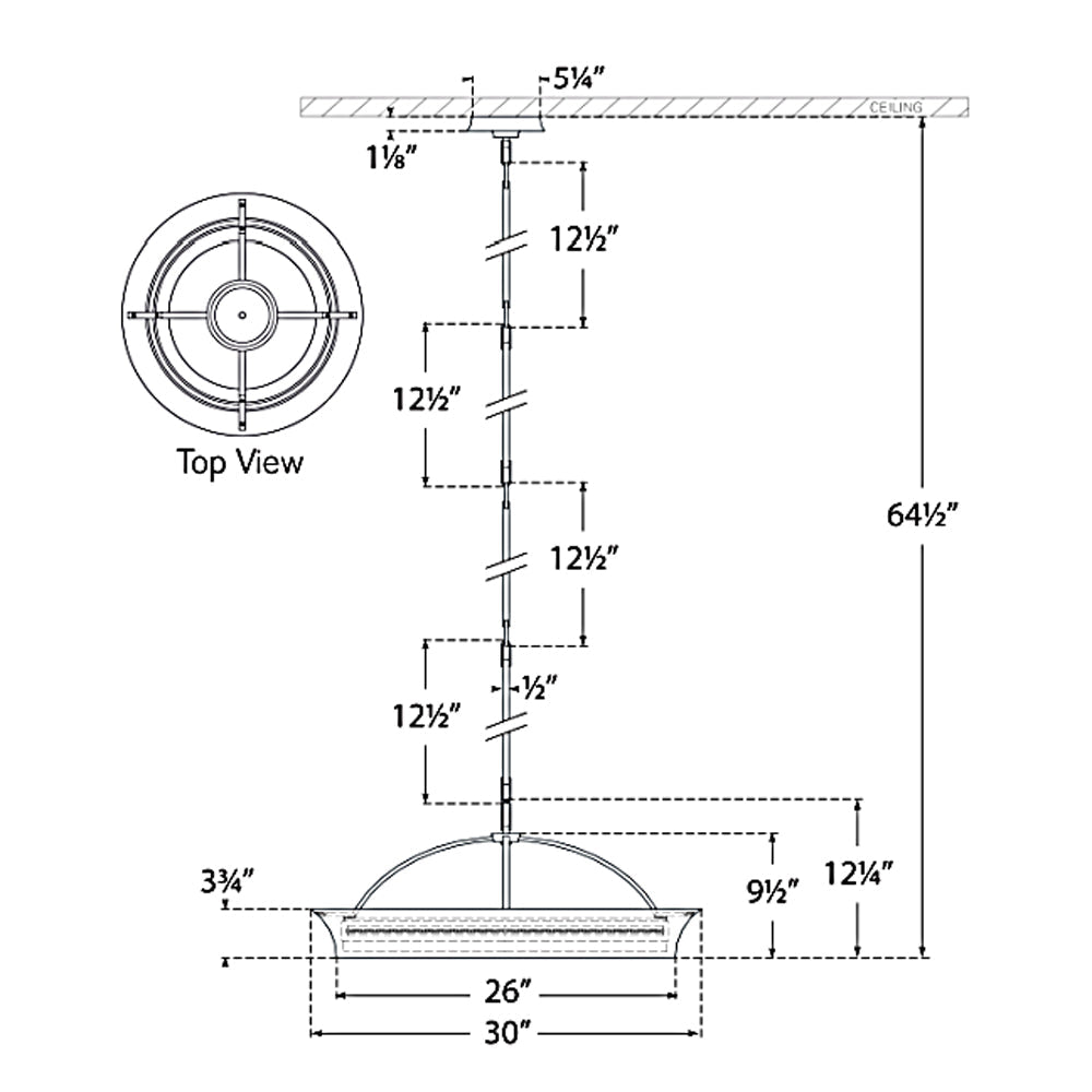 Visual Comfort Signature Garland Gild Ring Chandelier