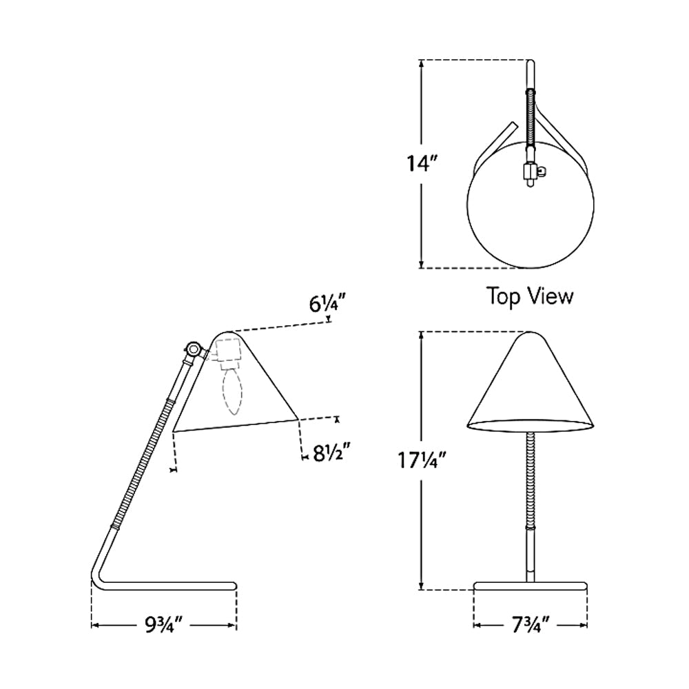 Visual Comfort Signature Laken Table Lamp