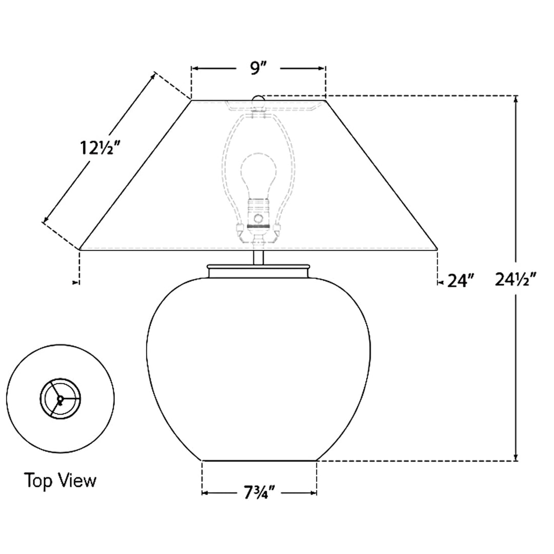 Visual Comfort Signature Casey Table Lamp