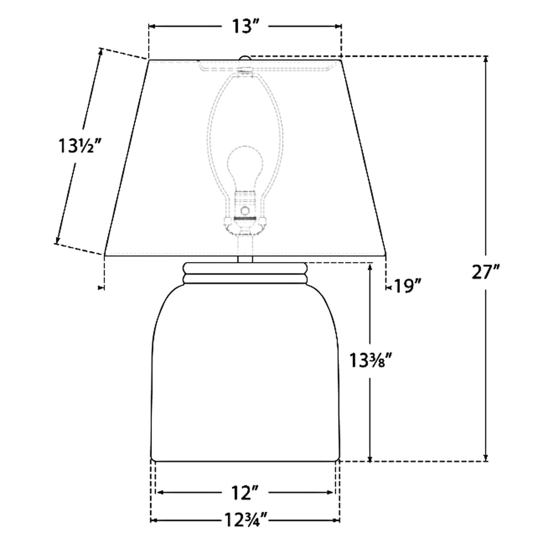 Visual Comfort Signature Indra Table Lamp