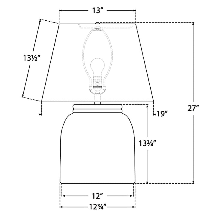 Visual Comfort Signature Indra Table Lamp
