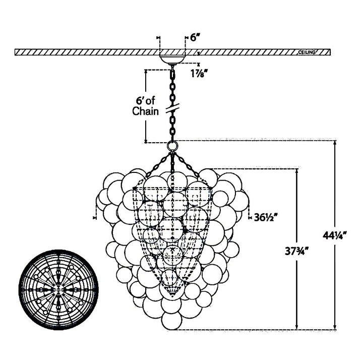 Visual Comfort Signature Talia Entry Chandelier