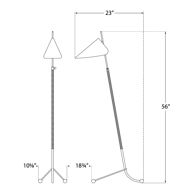 Visual Comfort Signature Moresby Floor Lamp