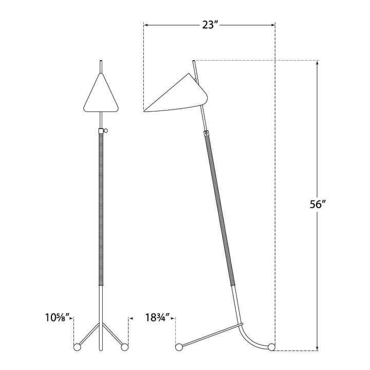 Visual Comfort Signature Moresby Floor Lamp