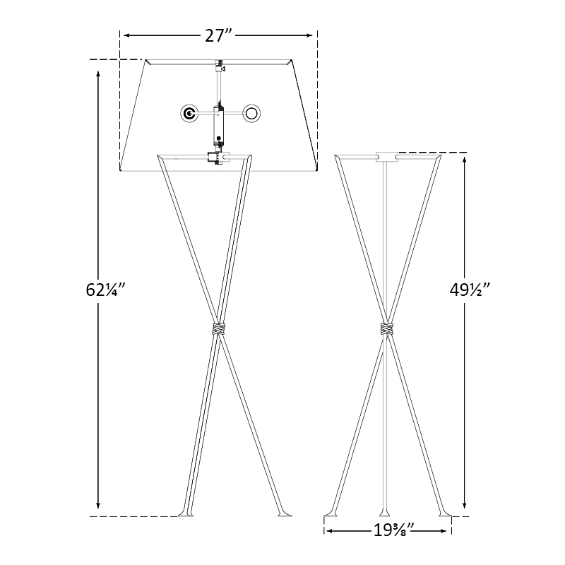 Visual Comfort Signature Lebon Floor Lamp