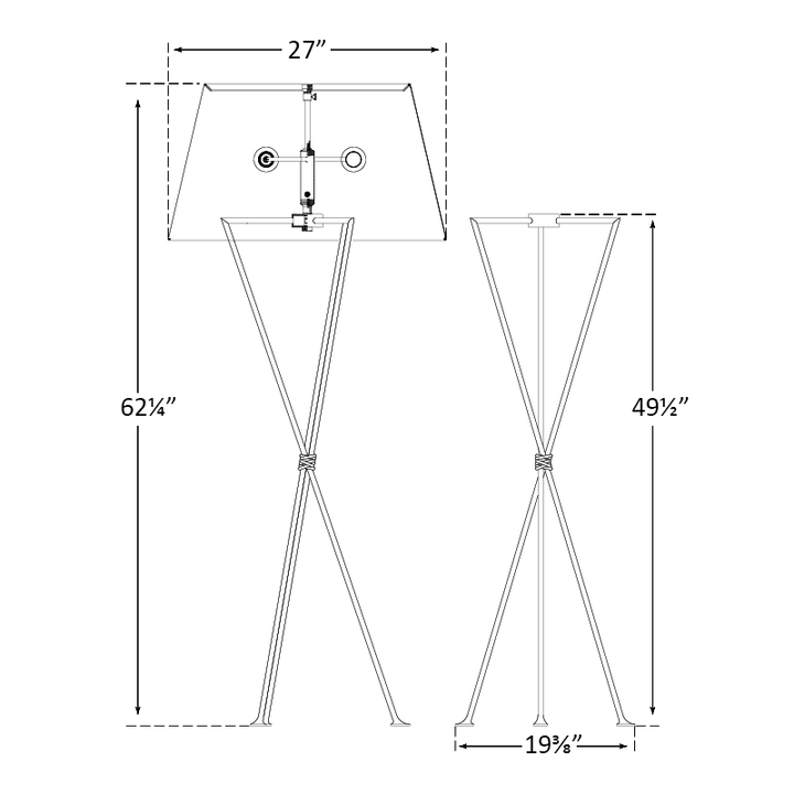 Visual Comfort Signature Lebon Floor Lamp
