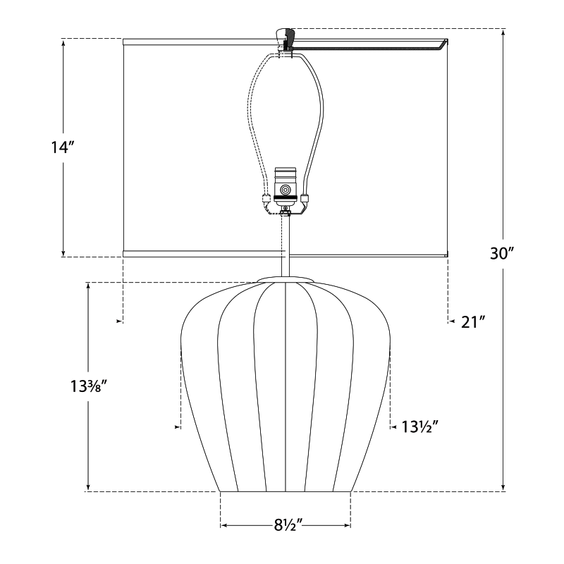 Visual Comfort Signature Pierrepont Table Lamp