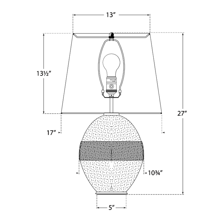 Visual Comfort Signature Toulon Table Lamp