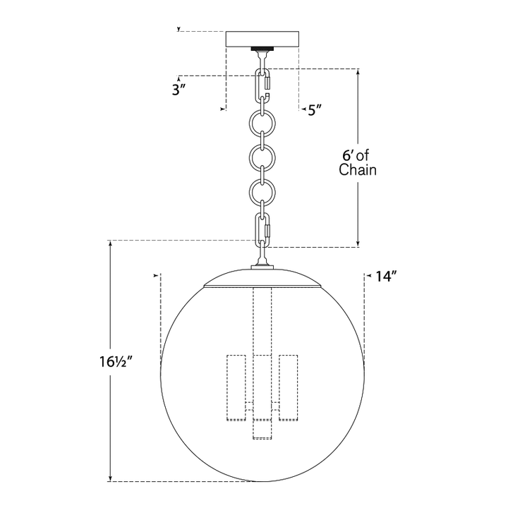 Visual Comfort Signature Turenne Pendant