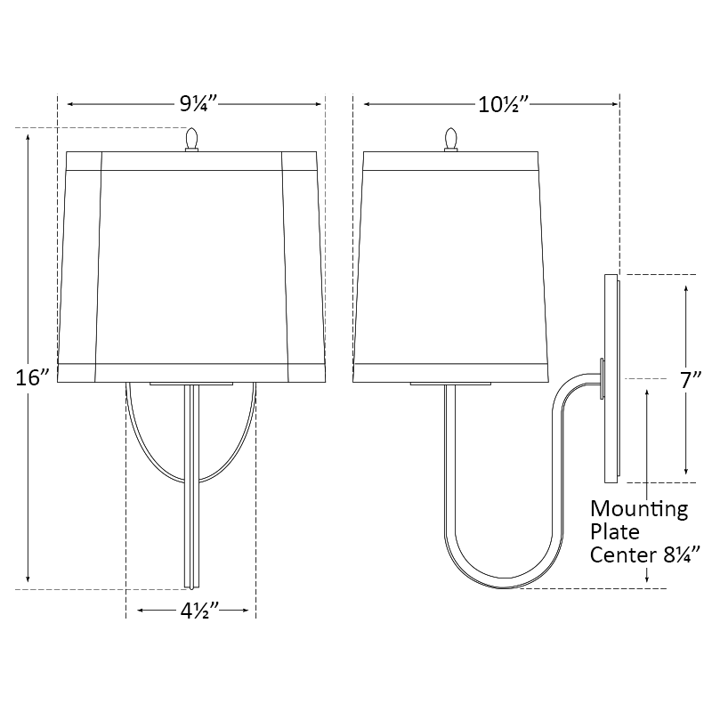 Visual Comfort Signature Simple Scallop Wall Sconce