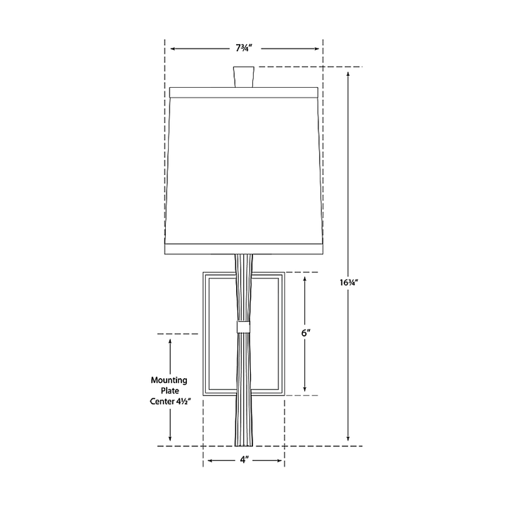Visual Comfort Signature Refined Rib Wall Sconce