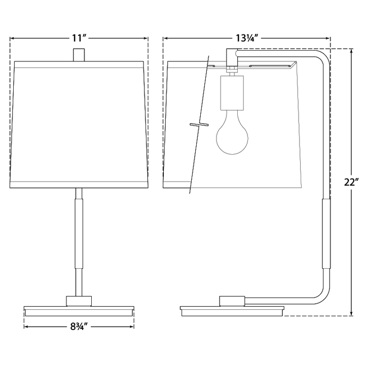 Visual Comfort Signature Swing Table Lamp