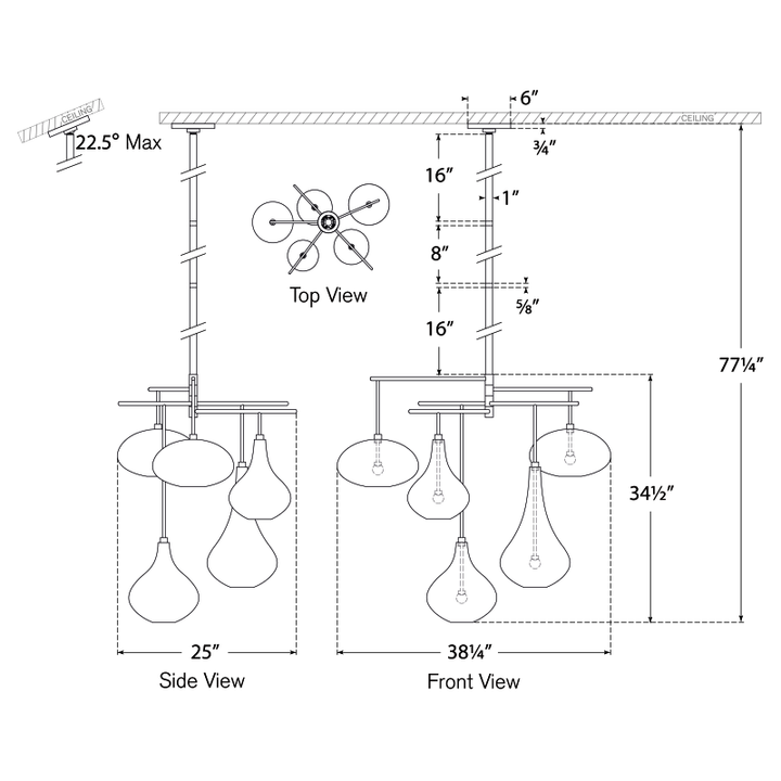 Visual Comfort Signature Lomme XL Chandelier