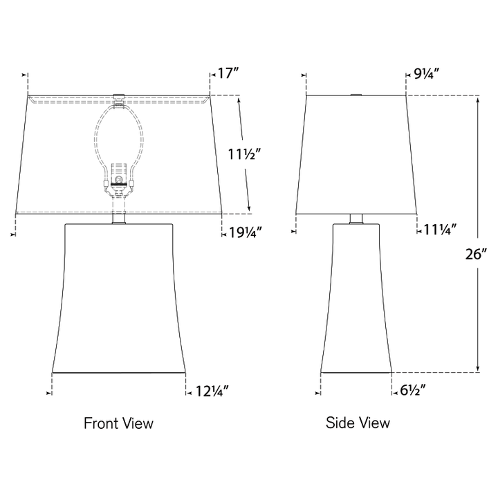 Visual Comfort Signature Lucera Table Lamp