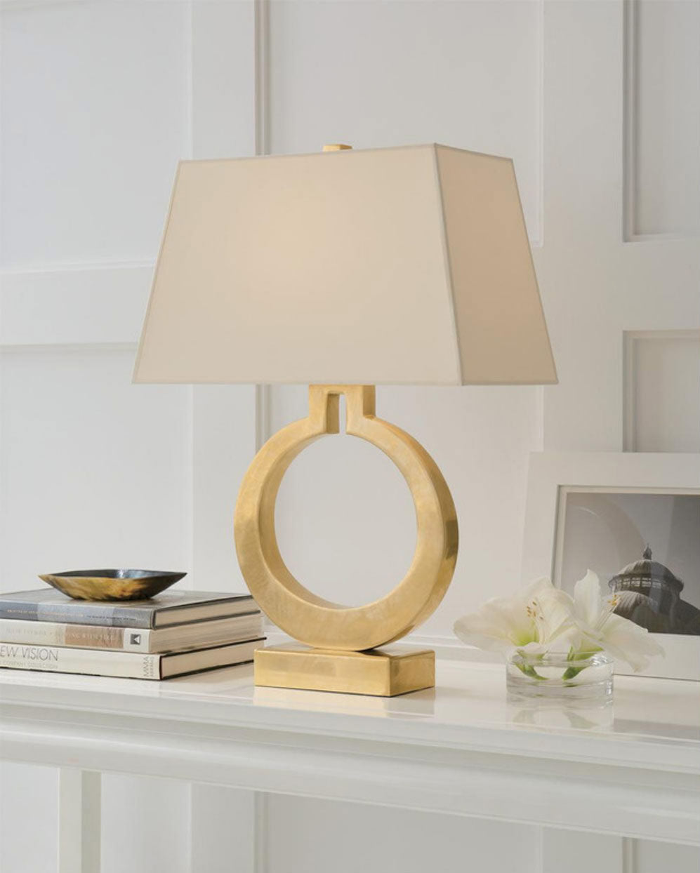 Visual Comfort Signature Ring Form Table Lamp (view 2)