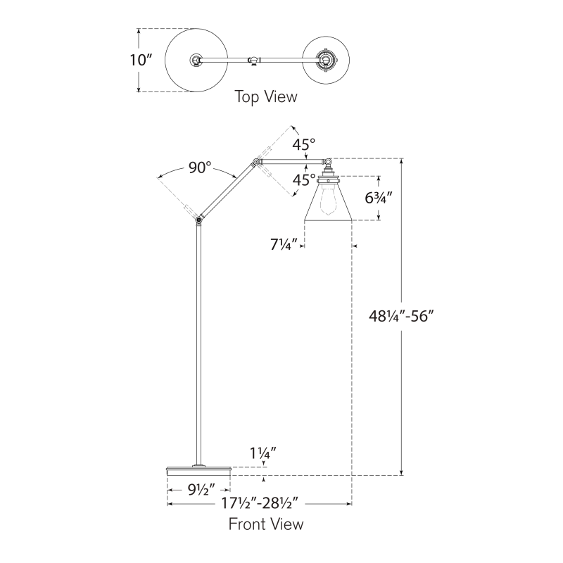 Visual Comfort Signature Parkington Floor Lamp