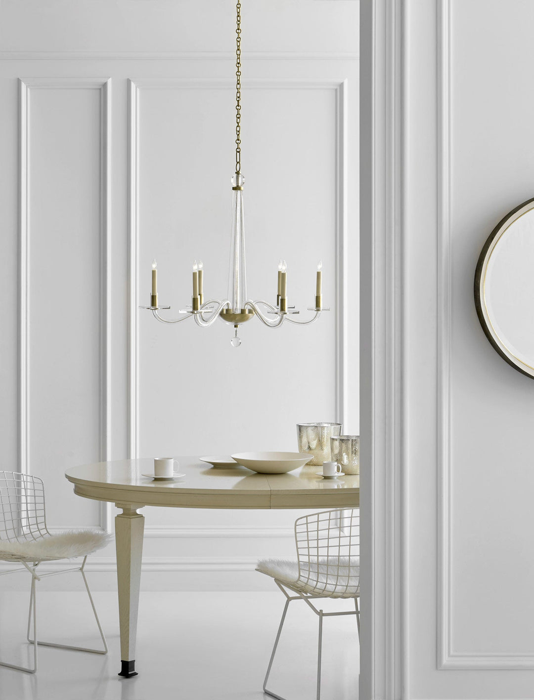 Visual Comfort Signature Bernardo Chandelier (view 3)