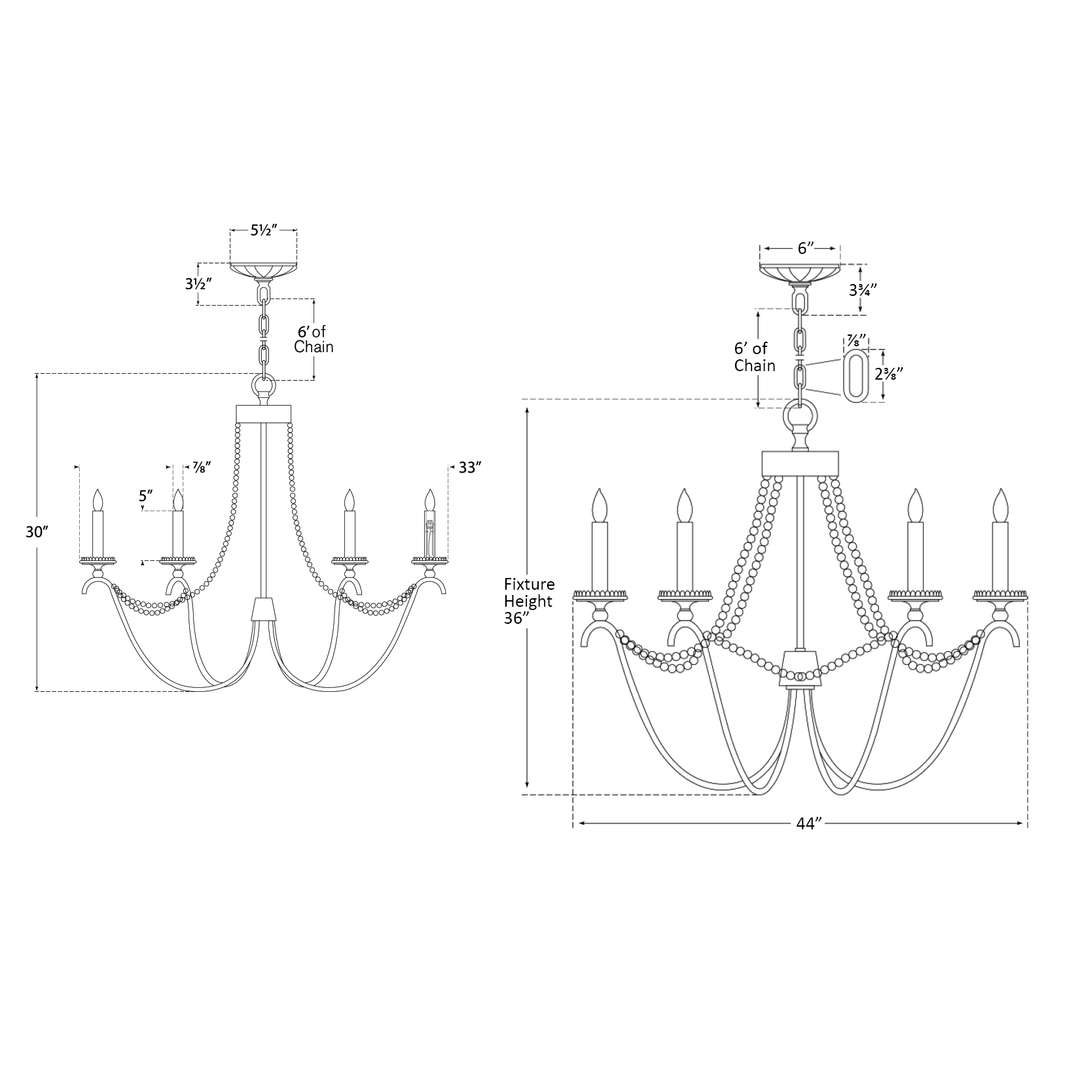 Visual Comfort Signature Marigot Chandelier