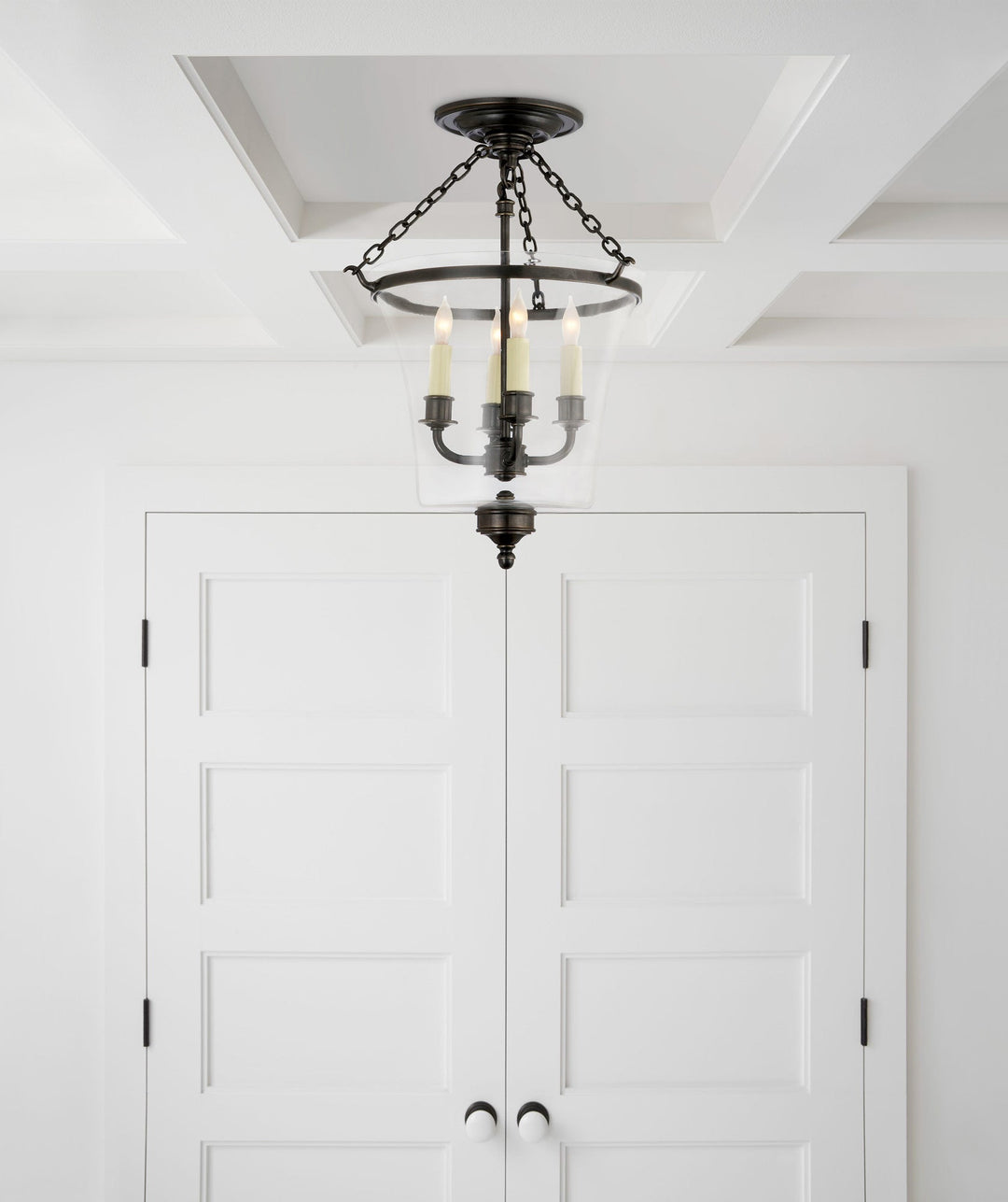 Visual Comfort Signature Sussex Bell Jar Semi Flush Ceiling Light (view 2)