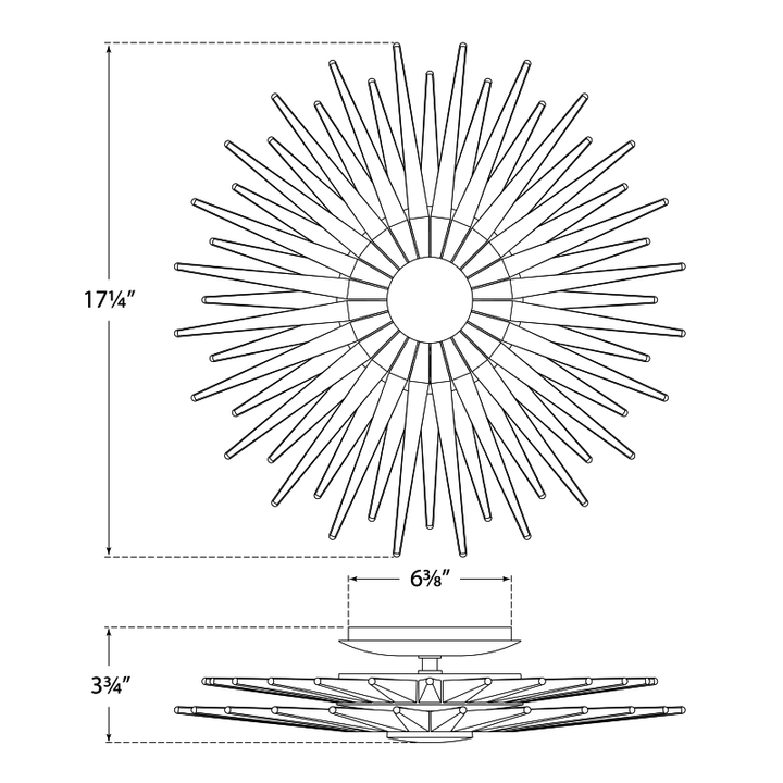 Visual Comfort Signature Quincy Ceiling / Wall Light
