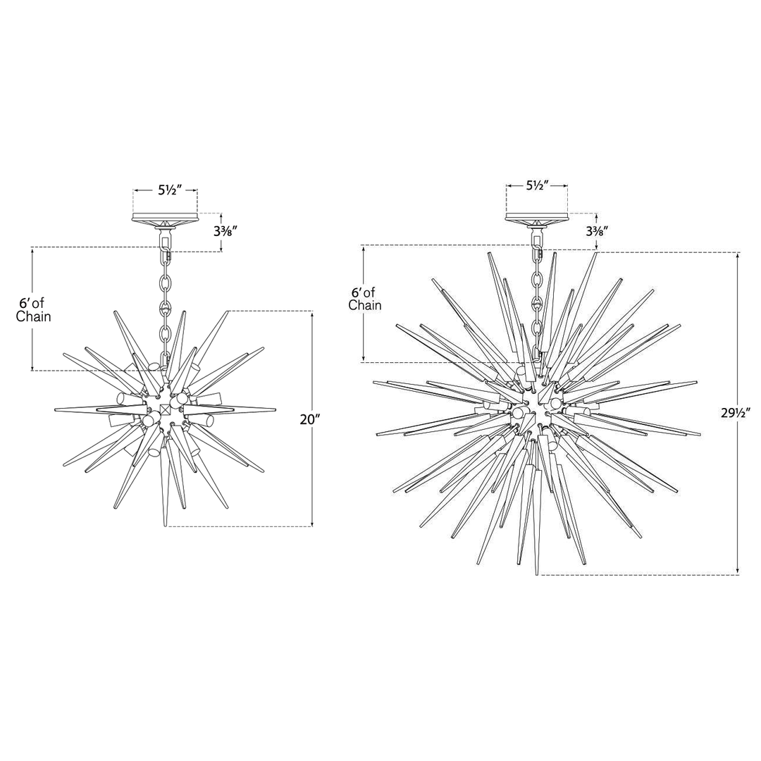Visual Comfort Signature Quincy Chandelier