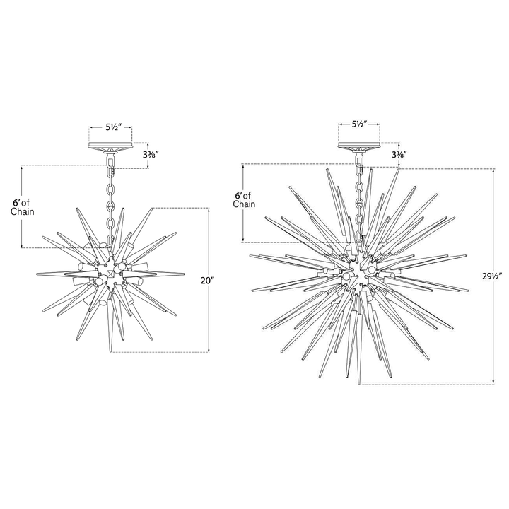 Visual Comfort Signature Quincy Chandelier