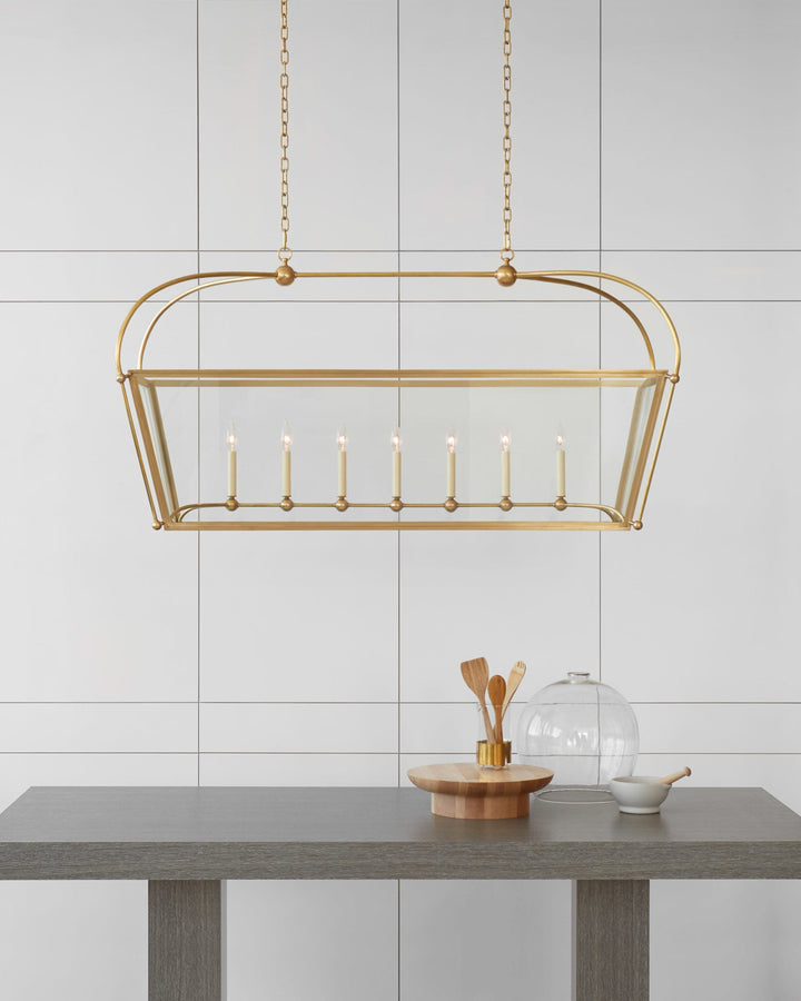 Visual Comfort Signature Riverside Linear Pendant (view 2)