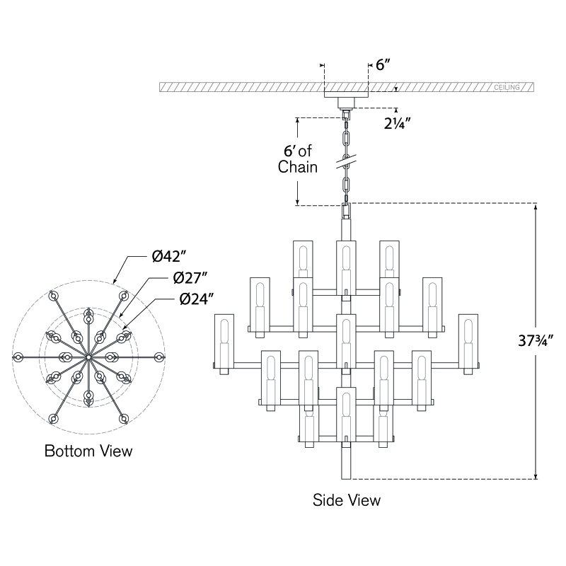 Visual Comfort Signature Sonnet Chandelier