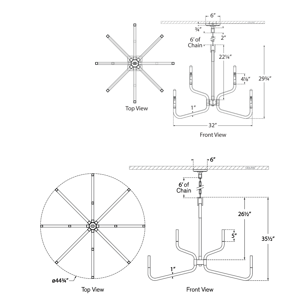 Visual Comfort Signature Reagan Chandelier