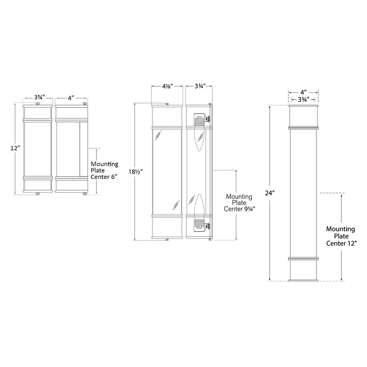 Visual Comfort Signature Oxford Bathroom Vanity Light