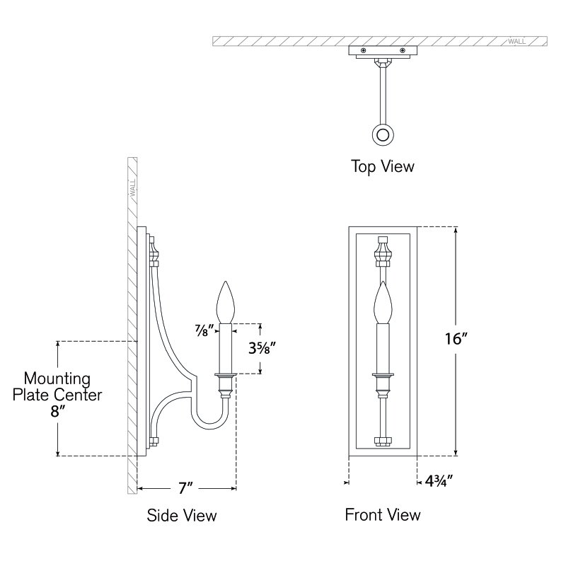 Visual Comfort Signature Mykonos Wall Sconce