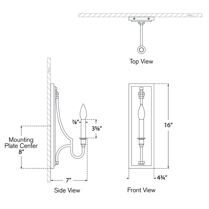 Visual Comfort Signature Mykonos Wall Sconce