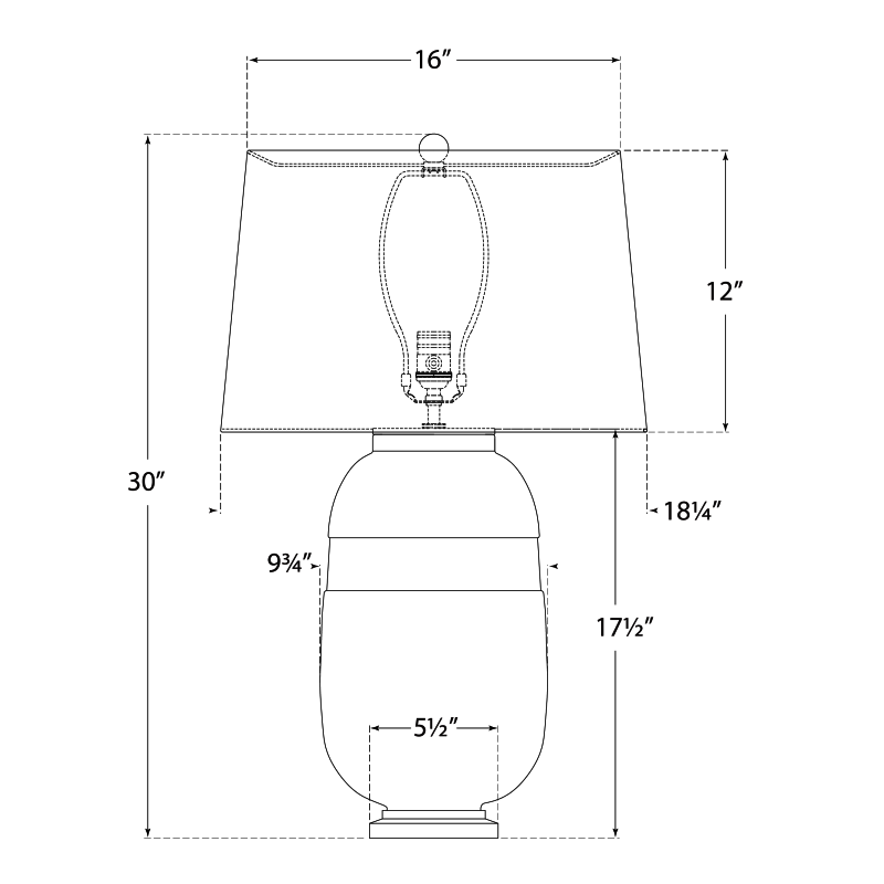 Visual Comfort Signature Newcomb Table Lamp