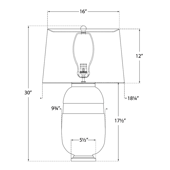 Visual Comfort Signature Newcomb Table Lamp