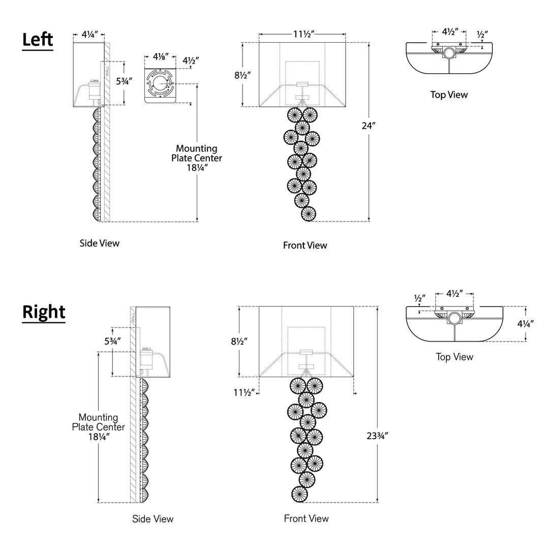 Visual Comfort Signature Milazzo Wall Sconce