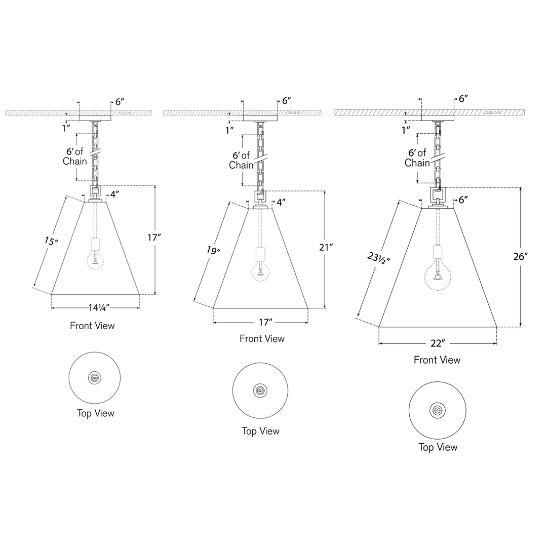 Visual Comfort Signature Theo Pendant