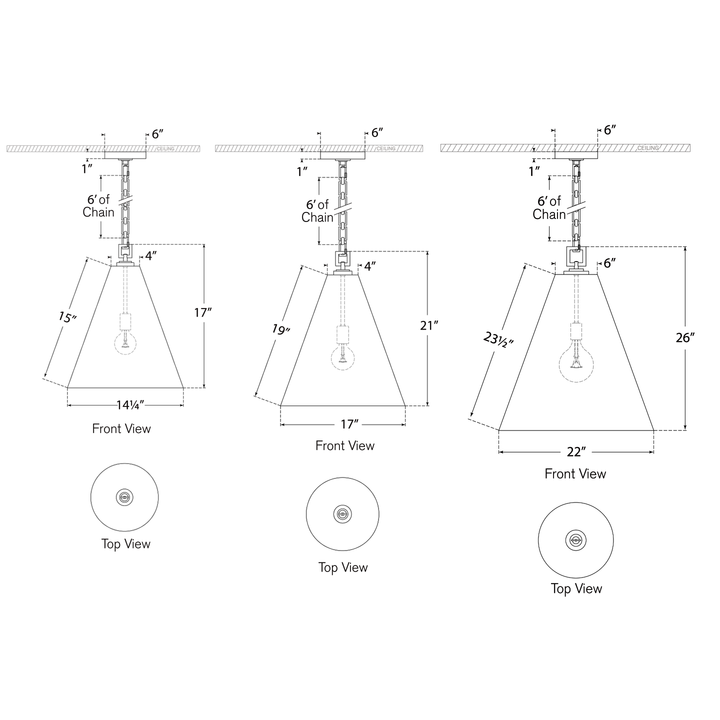 Visual Comfort Signature Theo Pendant