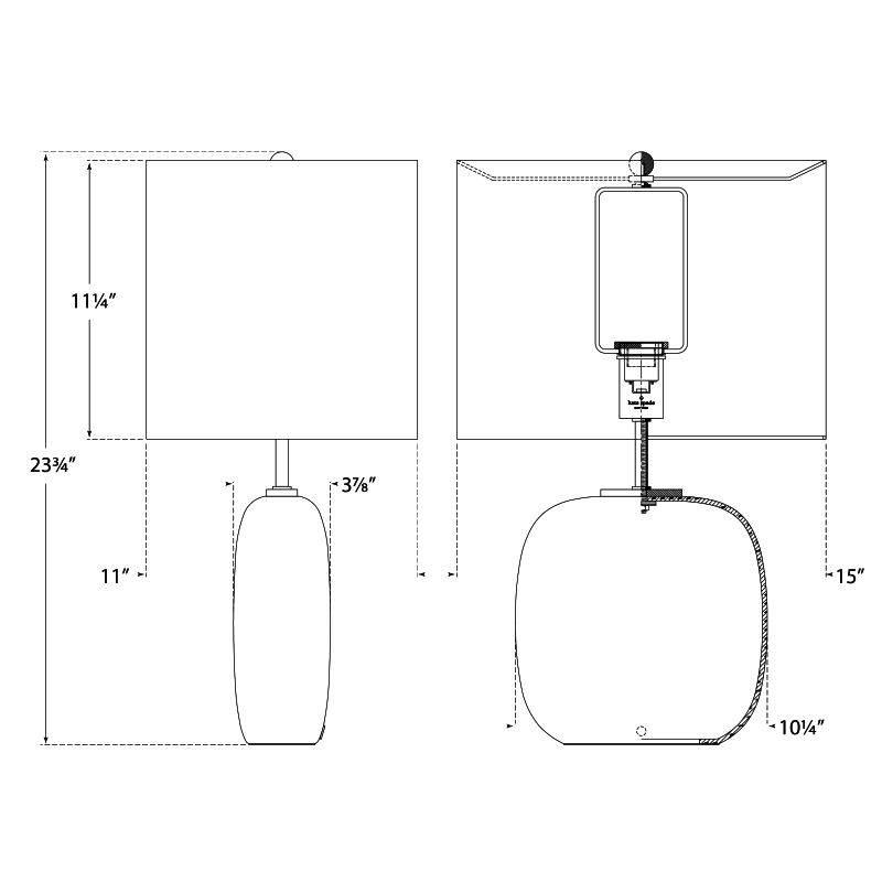 Visual Comfort Signature Parkwood Table Lamp