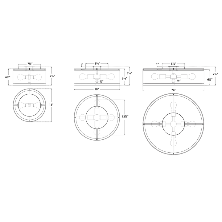 Visual Comfort Signature Walker Ceiling Light